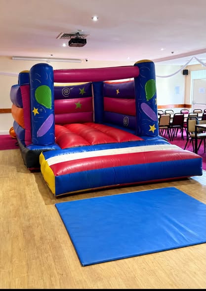 St Monica’s Parish Hall set up for a family event